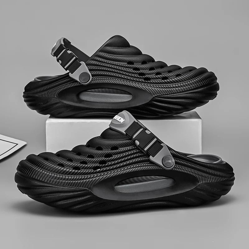 Unisex Summer Slippers Men Clogs Platform Women Beach Sandals Outdoor Casual Non-Slip Footwear