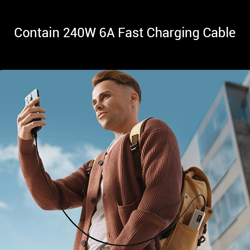 Portable Screen Display Power Bank, , Port Output, Ultra-Fast Portable Charger