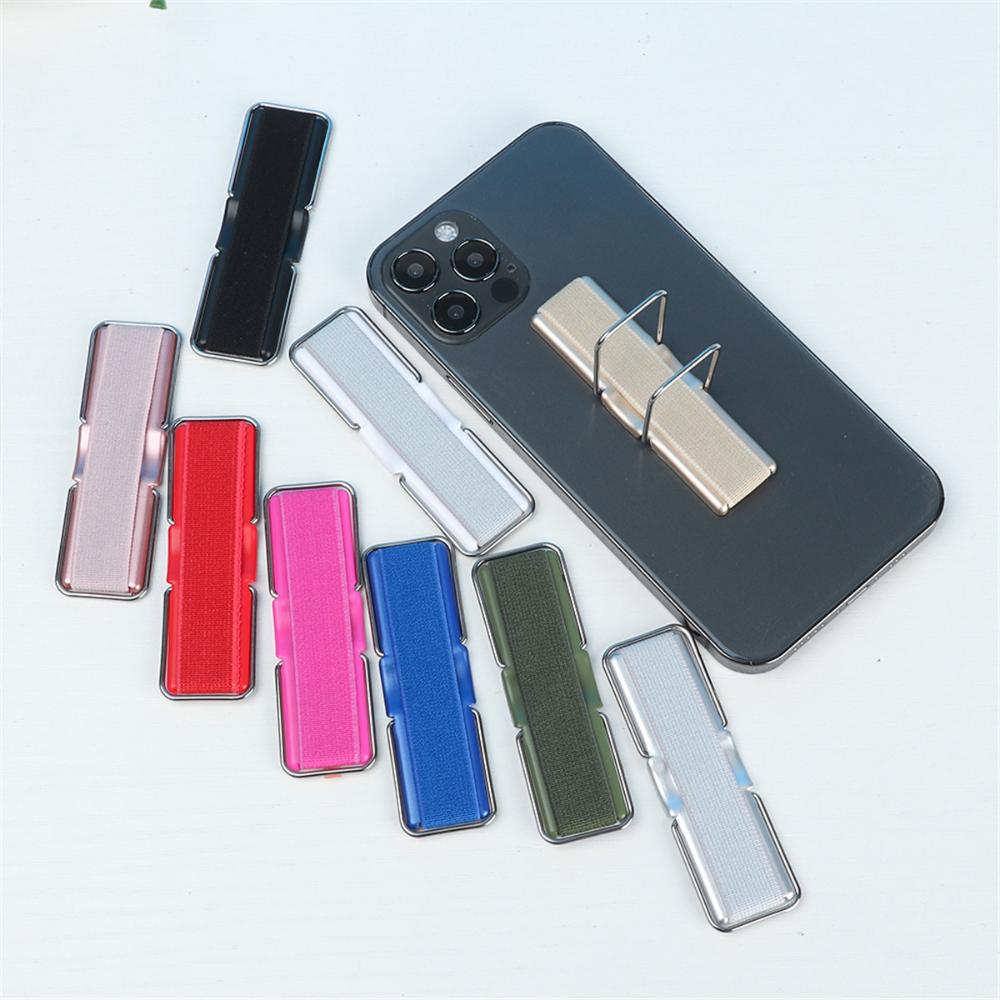 Universal Phone Finger Strap Grip with Stand Secure One Hand Phone Holder