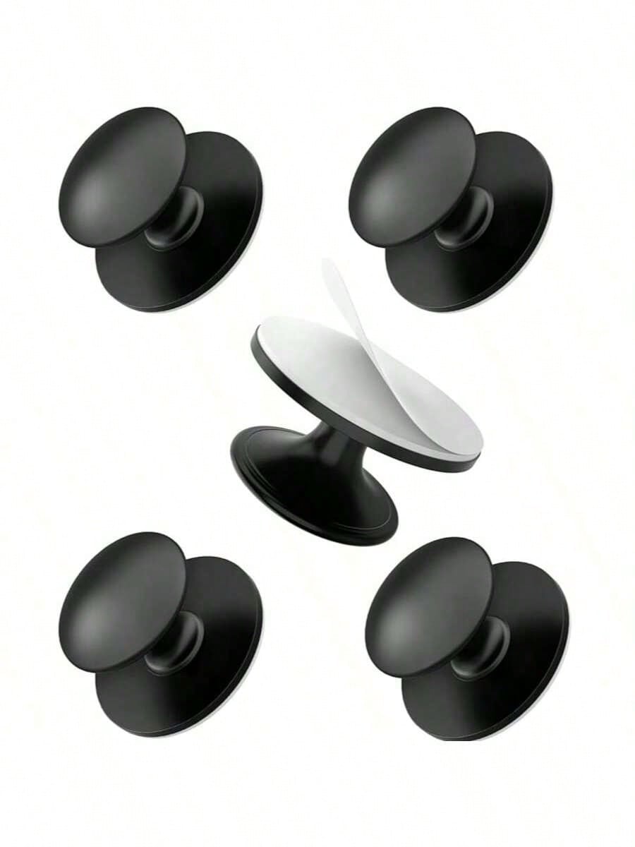 Self Adhesive Cabinet Knobs Stainless Steel No Drill Drawer Pulls