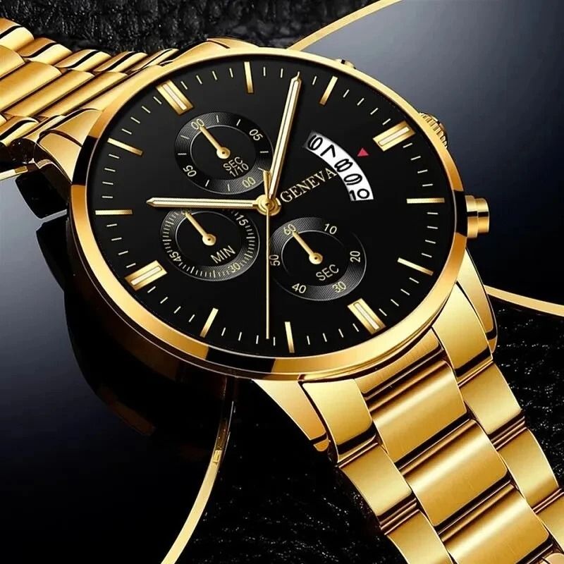 Luxury Mens Business Sports Watch – Precision Quartz Wristwatch with Calendar
