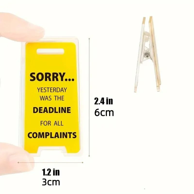This Weeks Ban on Crisis Acrylic Desktop Sign