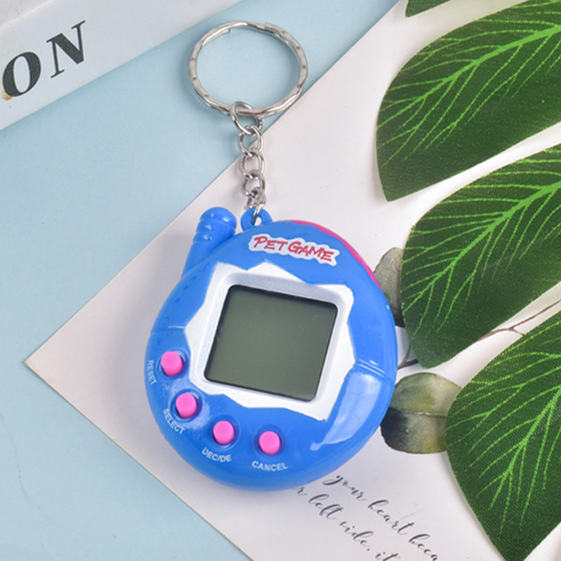 Transparent Electronic Pets Nostalgic 168 in 1 Virtual Cyber Pet Toy with Pixel Play Funny Retro Gift