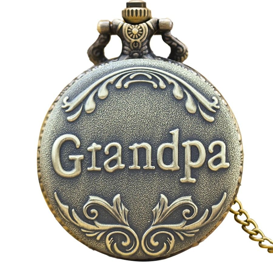 Timeless Heritage Vintage Pocket Watch with Chain Quartz Retro Pendant