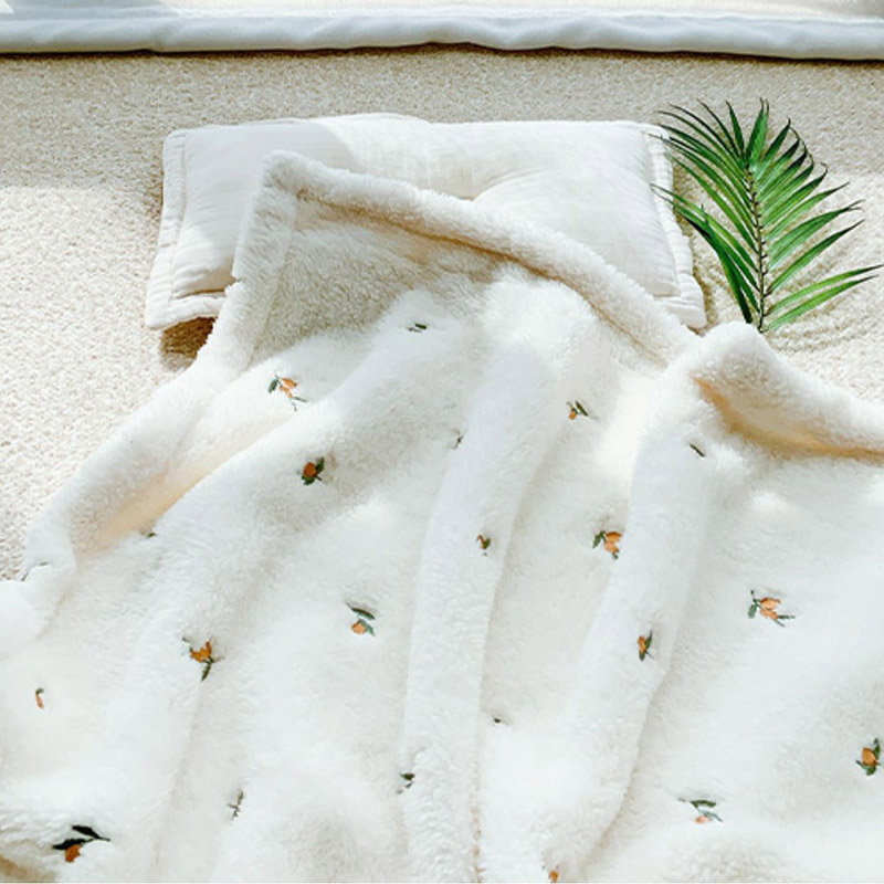 Warm Coral Fleece Soft Flannel Baby Blanket for Newborn, Stroller Swaddle Wrap Bedding Cover for Infants