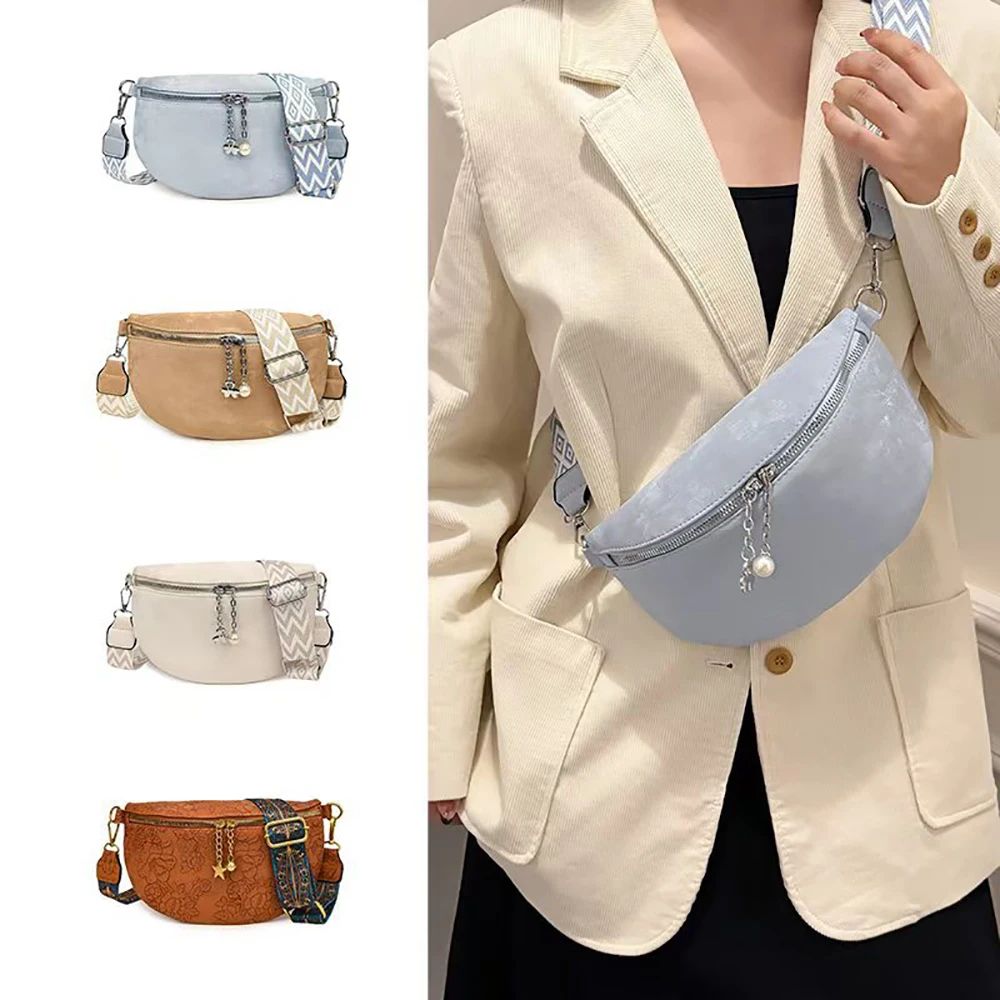 Large Capacity Women Chest Crossbody Bag