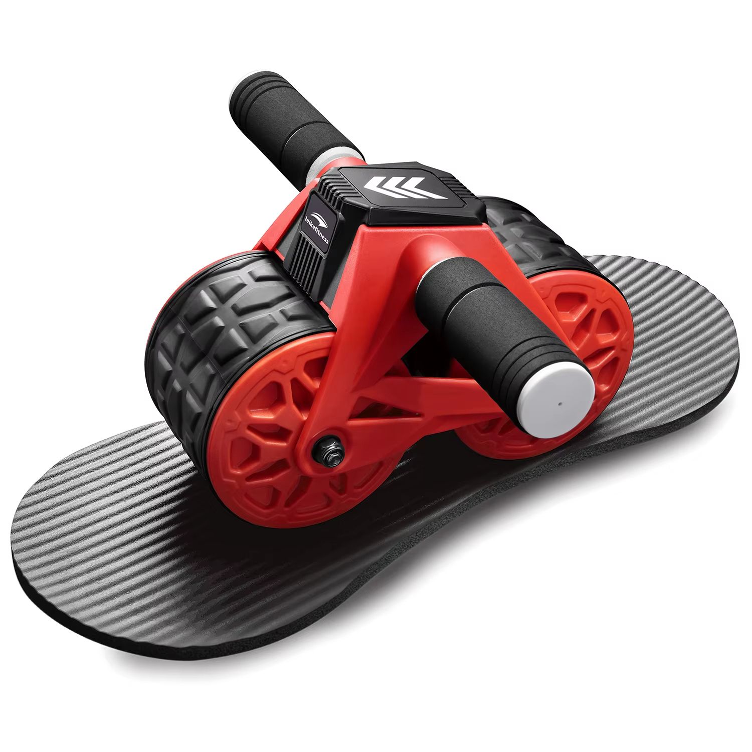 Leikefitness Automatic Rebound Ab Wheel Roller – Core Trainer with Intelligent Display & Knee Pad