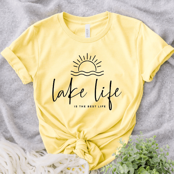 Lake Life Shirt Vacation Camping Tee Lake Vibes Travel Shirt