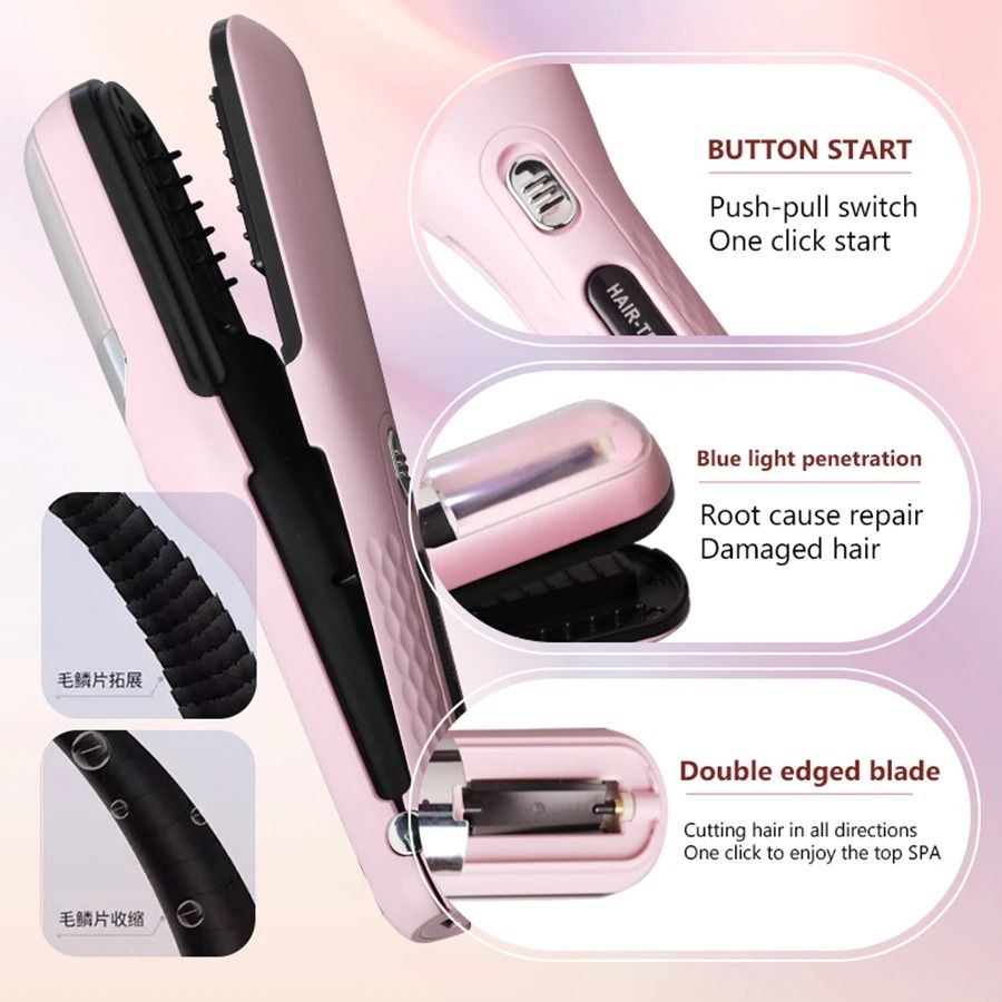 Automatic Hair Split End Trimmer – Precision Damaged Hair Repair Machine – Professional Hair End Removal System