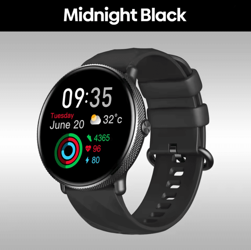 Zeblaze GTR 3 Pro AMOLED Smartwatch with Bluetooth Calling and Fitness Tracking