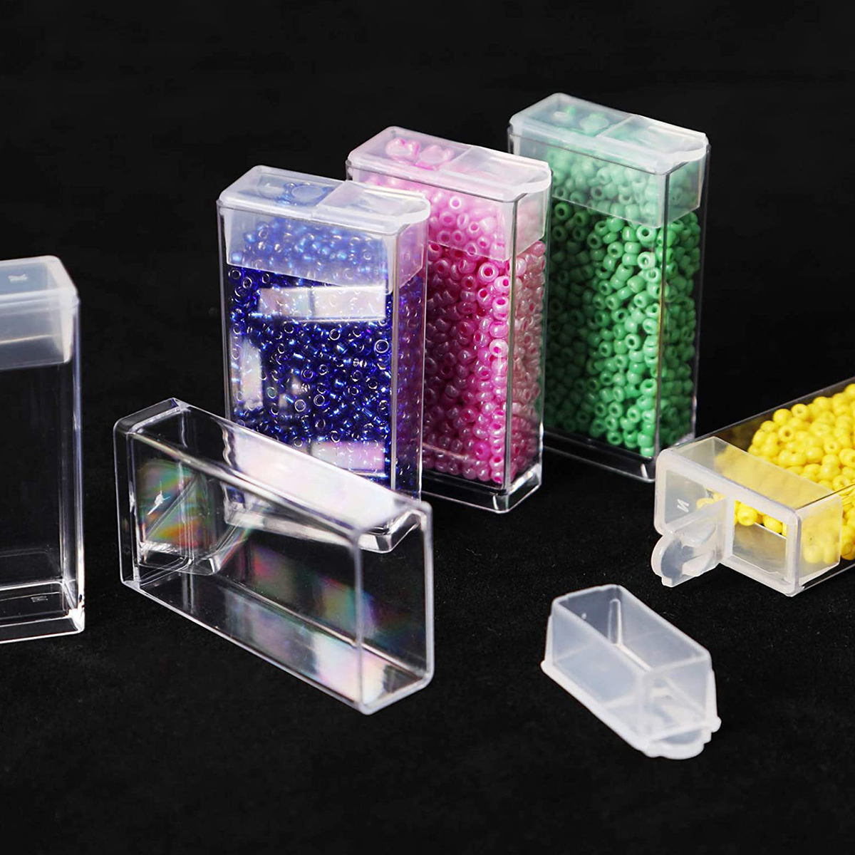 Multiple Slot Seed Storage Organizer Box with Labels Portable Seed Storage Box for Garden Planning