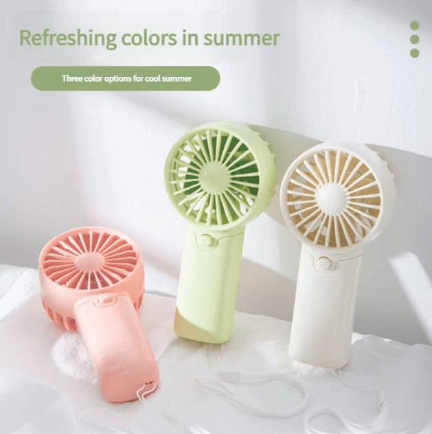 Portable Mini Handheld Fan Lightweight Pocket Air Cooler AA Battery Cooling Fan