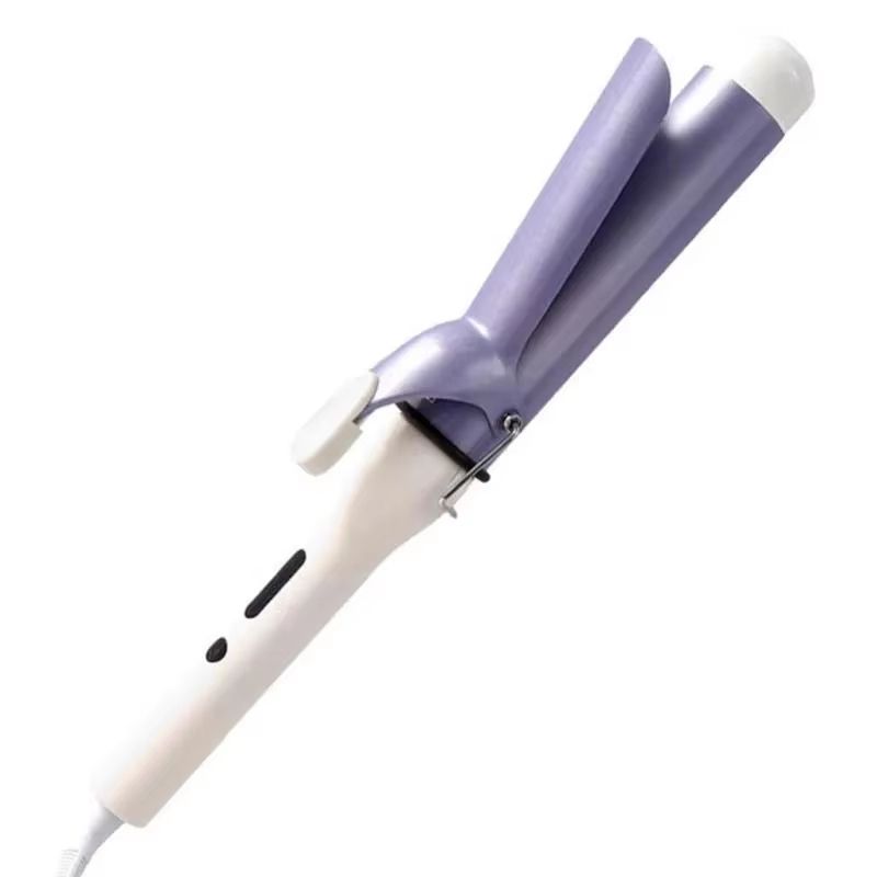 TINSOL 40MM Professional Ceramic J-Shape Rotating Big Wave Curling Iron