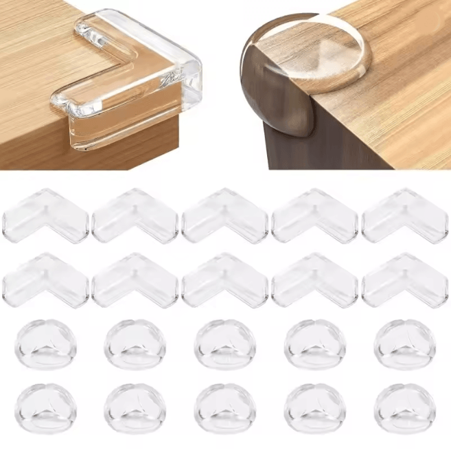 ClearGuard Baby Table Corner Protectors Soft Edge Safety Covers