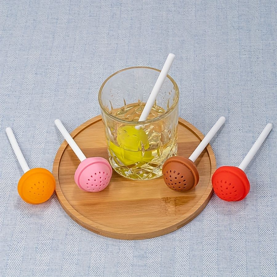 Silicone Lollipop Tea Infuser Strainer