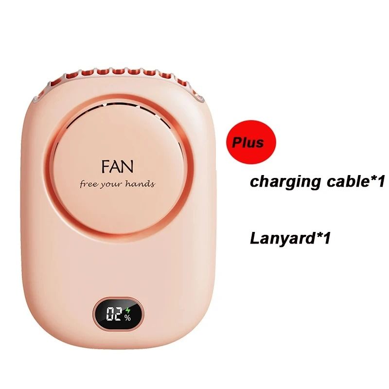 TurboCool Mini Portable Bladeless Fan Rechargeable Handheld Turbo Fan Ultra Quiet Travel Cooling Fan