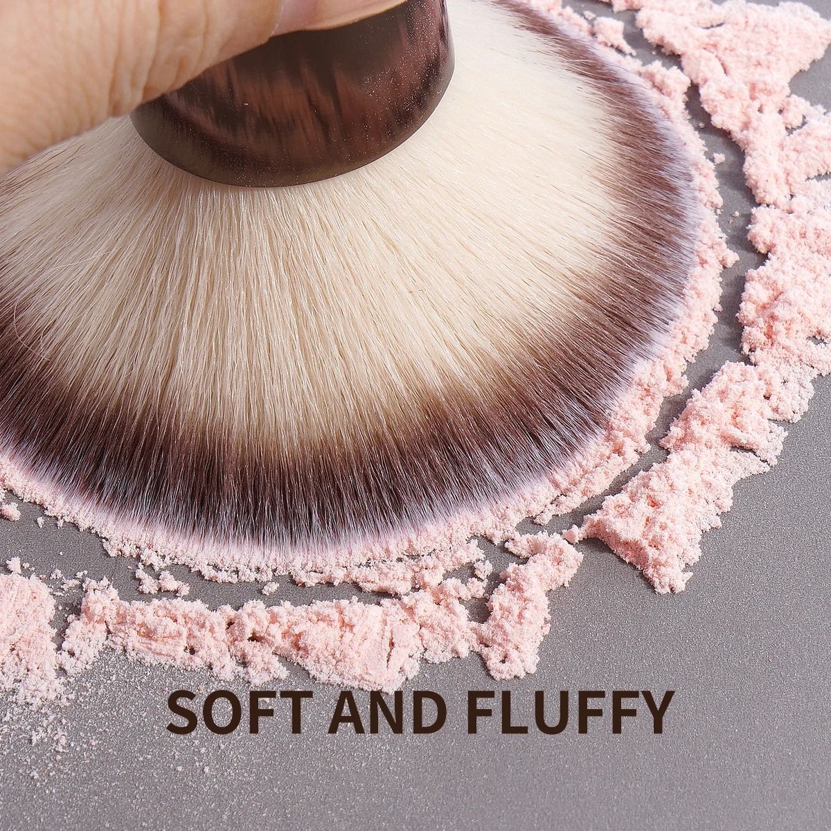 Maange Makeup Brushes Double Head Foundation Powder Concealer Blusher Bronzer Makeup Brush