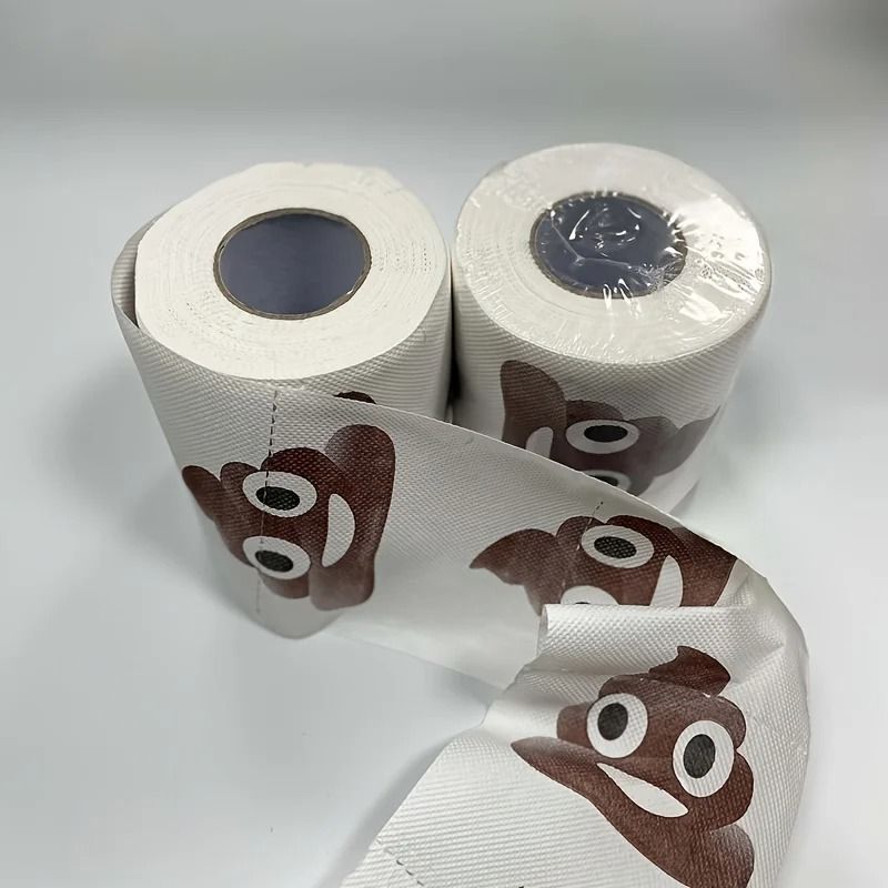 Fun Patterned Toilet Paper Roll and Industrial Grade 3 Layer Specialized Hygiene Hardware
