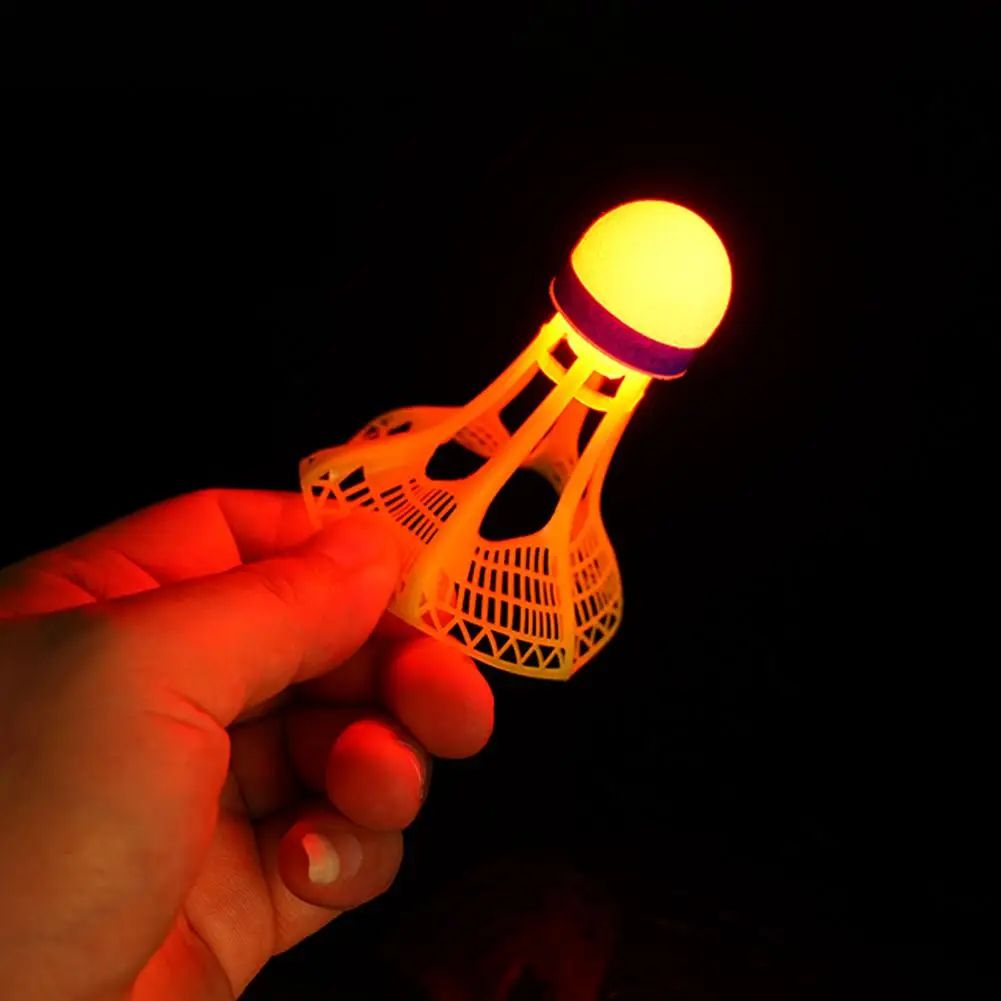 LED Luminous Windproof Badminton Shuttlecock – Durable Nylon Glow Shuttle for Night Play
