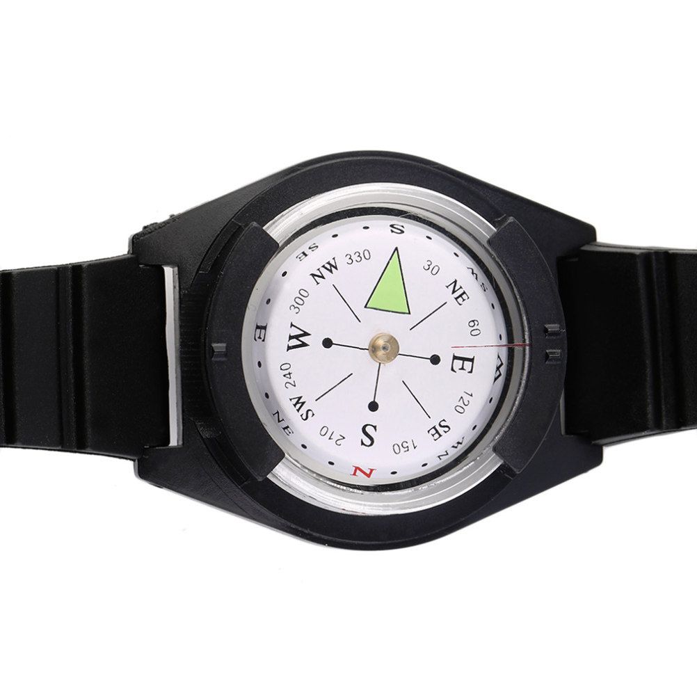 Wristband Compass Watch Strap  Outdoor Navigation Tool for Hiking, Camping, and Survival Gear