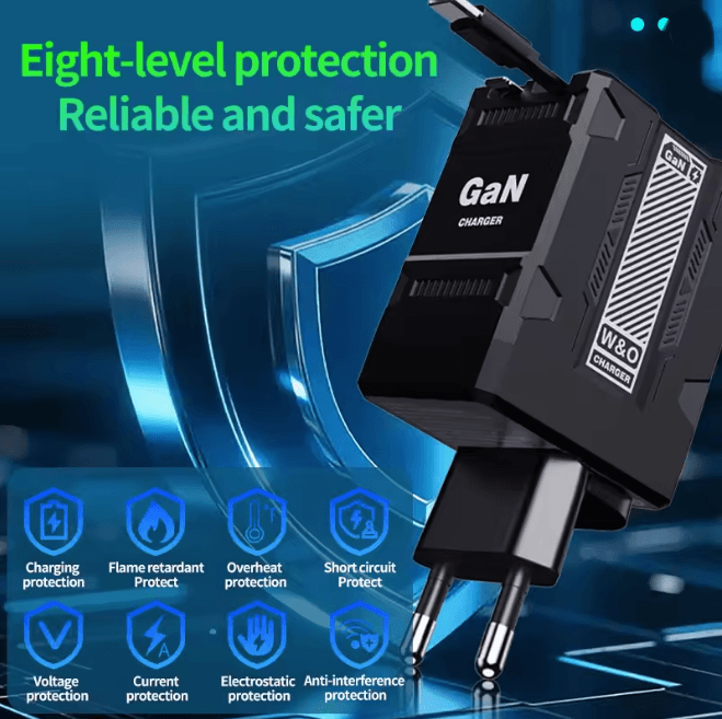 Gan 20W Fast Charger Usb C Wall Charger Compact Power Adapter