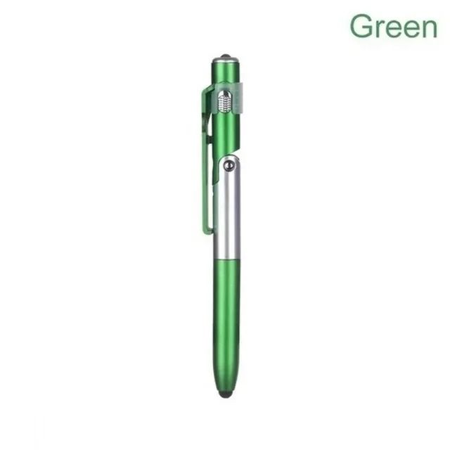 4 in 1 Multifunction Pen with LED Light and Phone Holder Ballpoint Pen Gadget