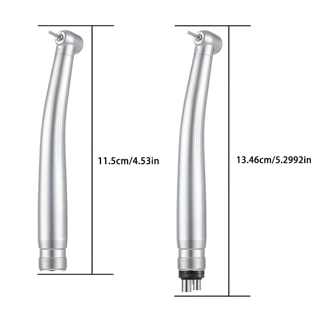 Dental High Speed Handpiece Air Turbine with Single Water Spray Stainless Steel Push Button 2/4 Hole