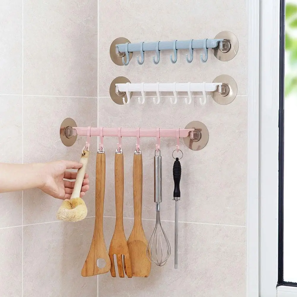 Suction Cup Hanger Hook for Kitchen and Bathroom, No Marks