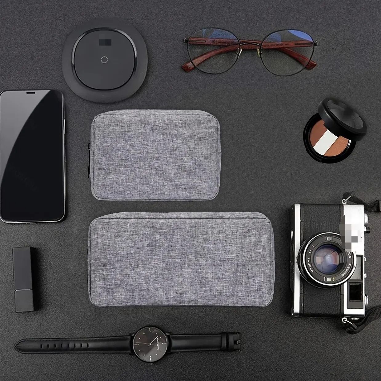 Travel Electronics and Cable Management Hub
