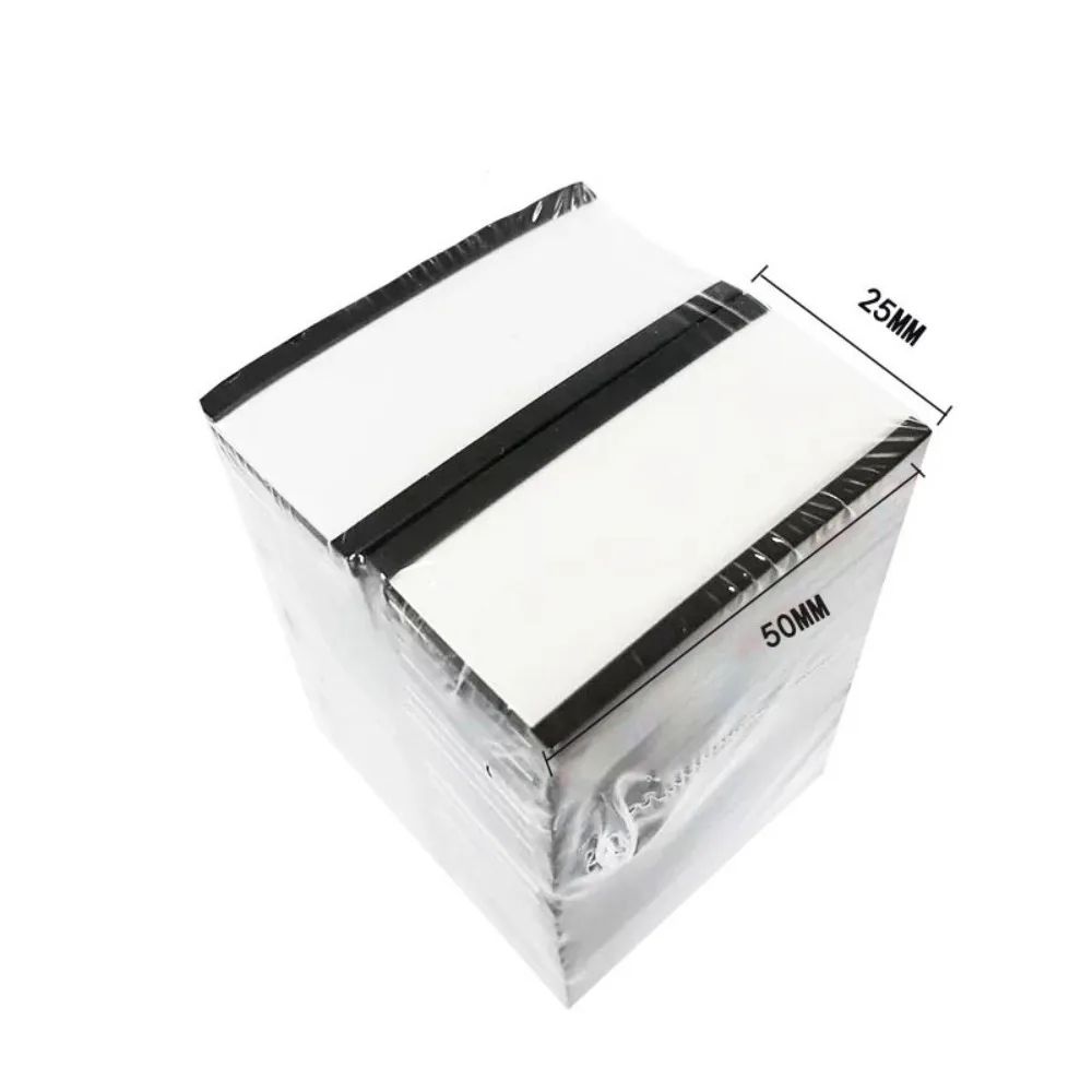 Magnetic C-Channel Label Holder Set with Protective Film - Reusable Warehouse Shelf Labels with Strong Magnet