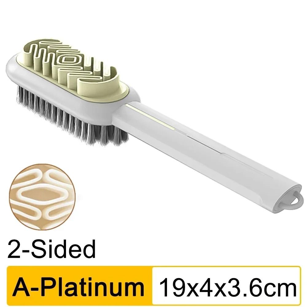 2 in 1 Suede Shoe Brush and Suede Cleaning Eraser Long Handle Boot Cleaner Set