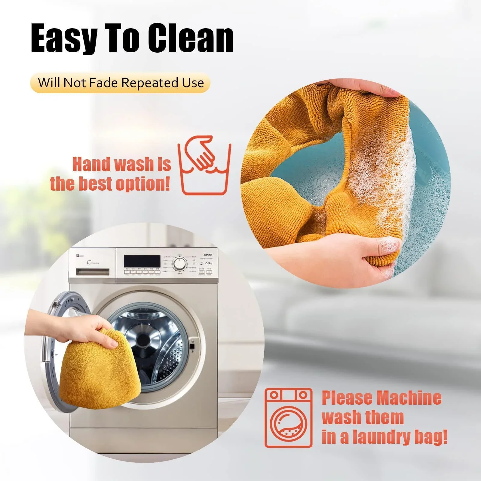 Soft Warm Toilet Seat Cover Elastic Washable Bathroom Seat Pad