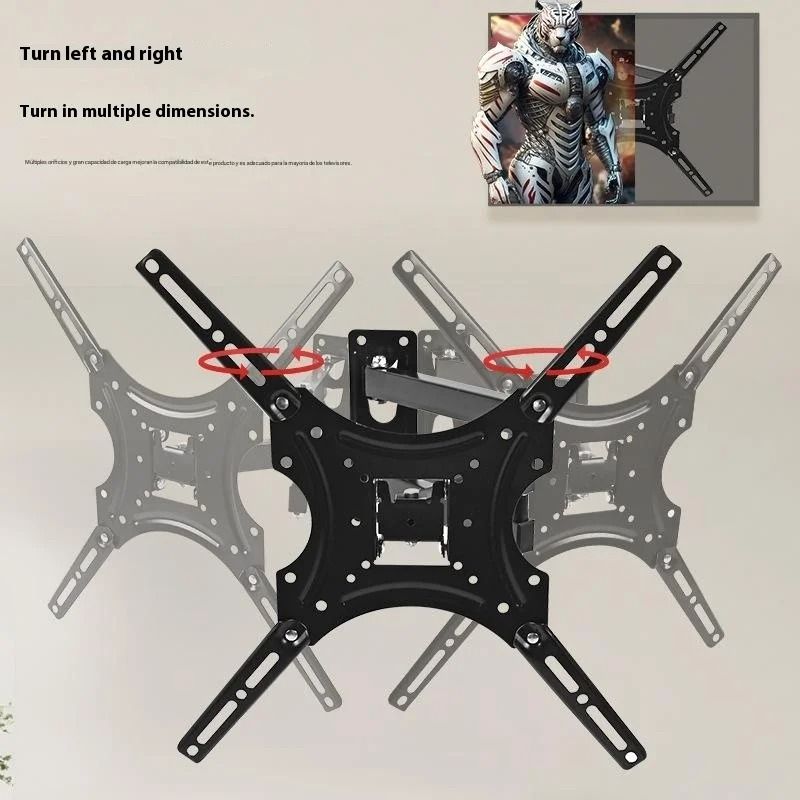 Universal Full Motion Retractable TV Wall Mount