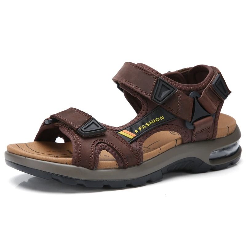 Fashion Men's Genuine Leather Roman Sandals