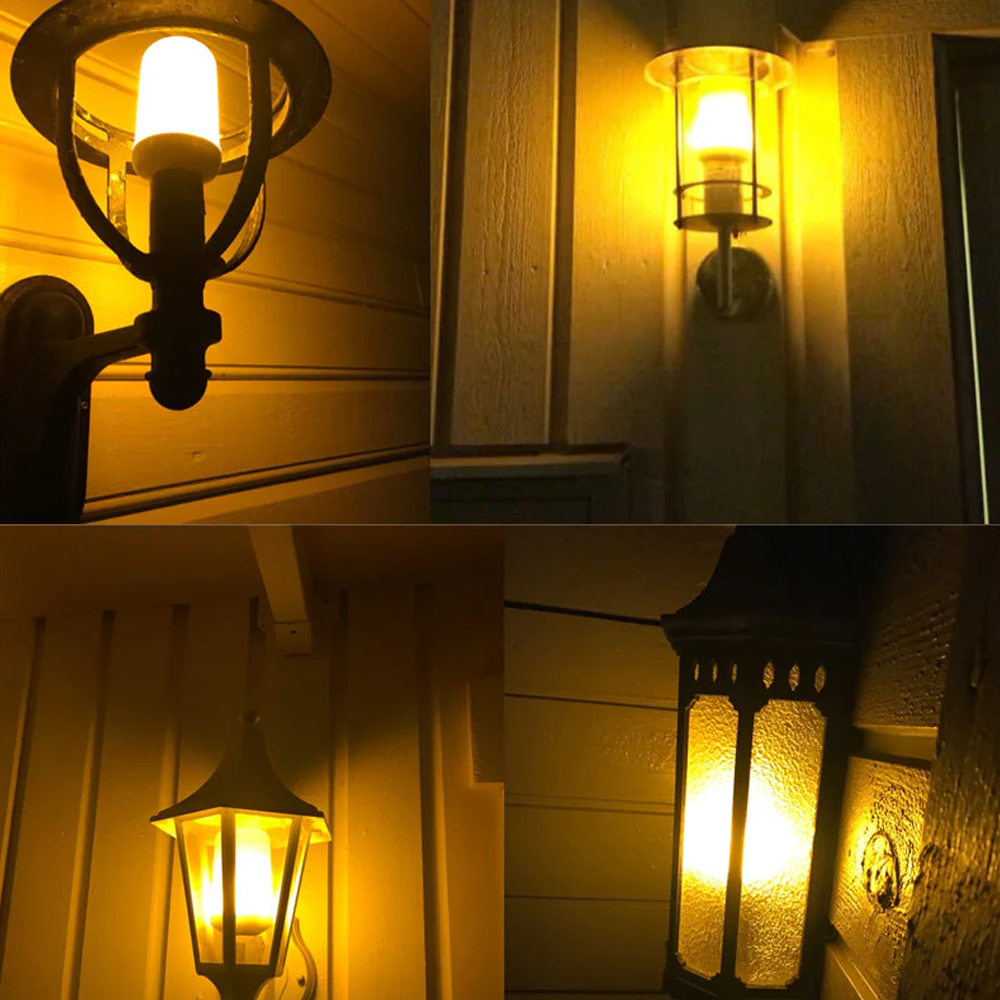 LED Flame Flickering Bulb