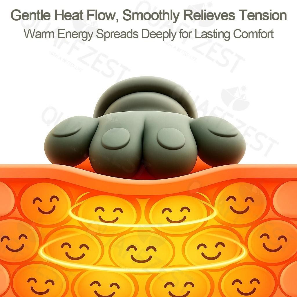 Electric Neck and Shoulder Massager with Heat Wireless Kneading Massage Shawl