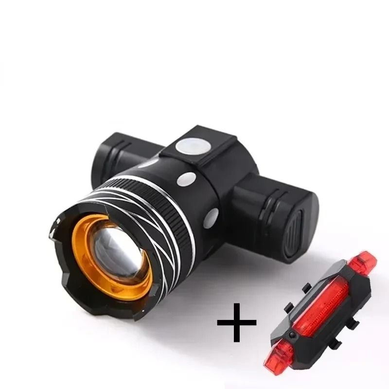 Z30 1500LM T6 LED Bike Light USB Rechargeable Waterproof Zoomable Cycling Lamp