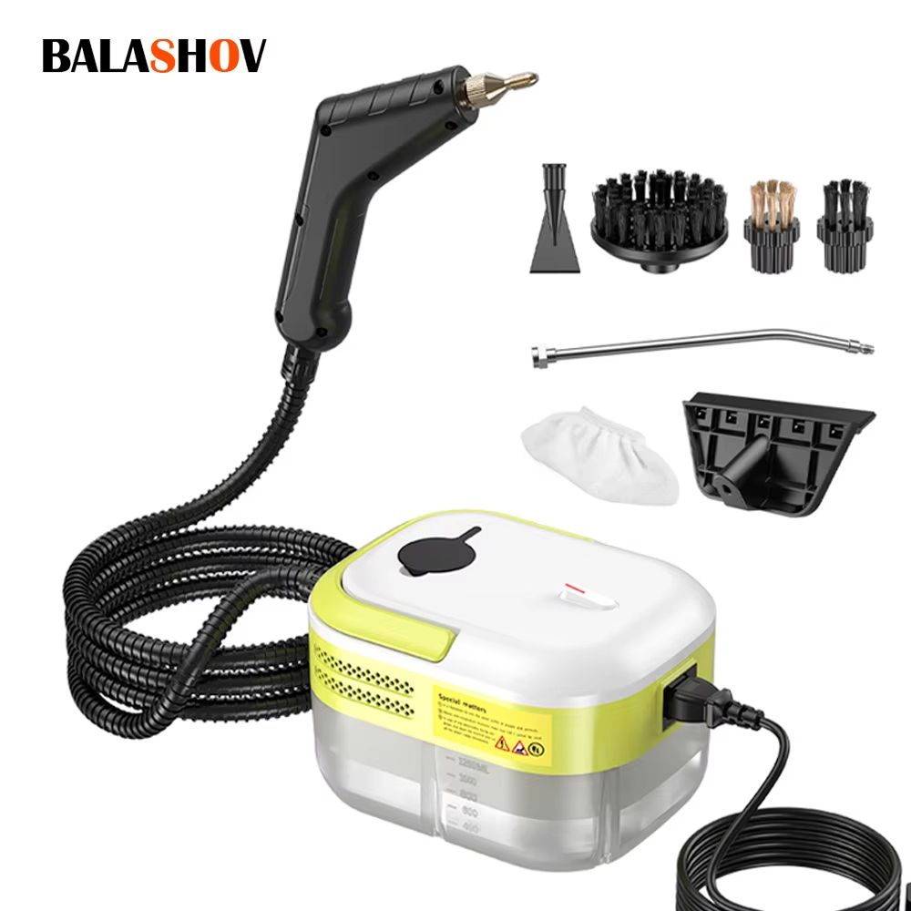 High-Pressure Handheld Steam Cleaner – Multi-Surface Steamer for Kitchen, Bathroom, Air Conditioner & Car Detailing