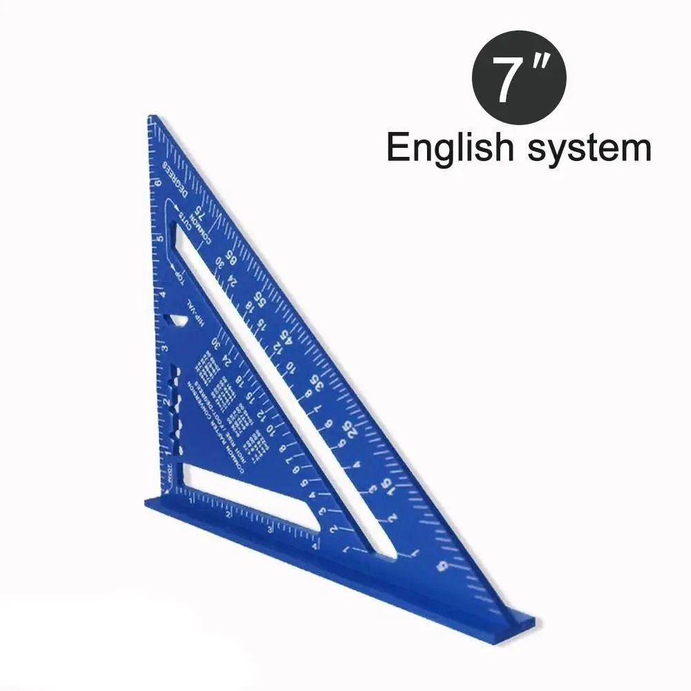 7 Inch Aluminum Alloy Triangle Ruler