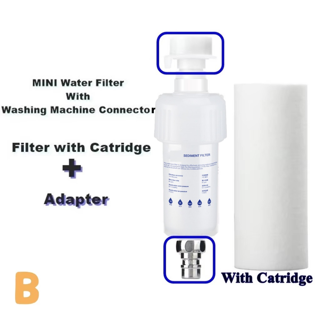 PRE FILTER Water Filter Cartridge - Sediment Water Purifier Filter for Washing Machine, Shower Spray