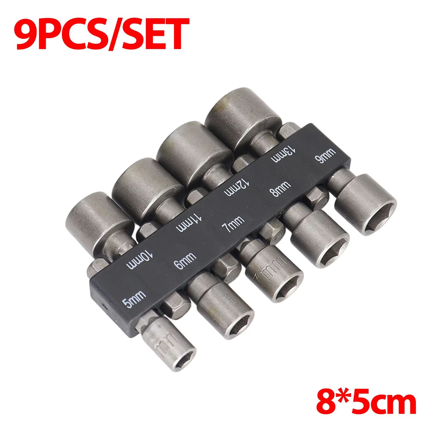 ProDriver Magnetic Hex Nut Driver Bit & Socket Adapter Set