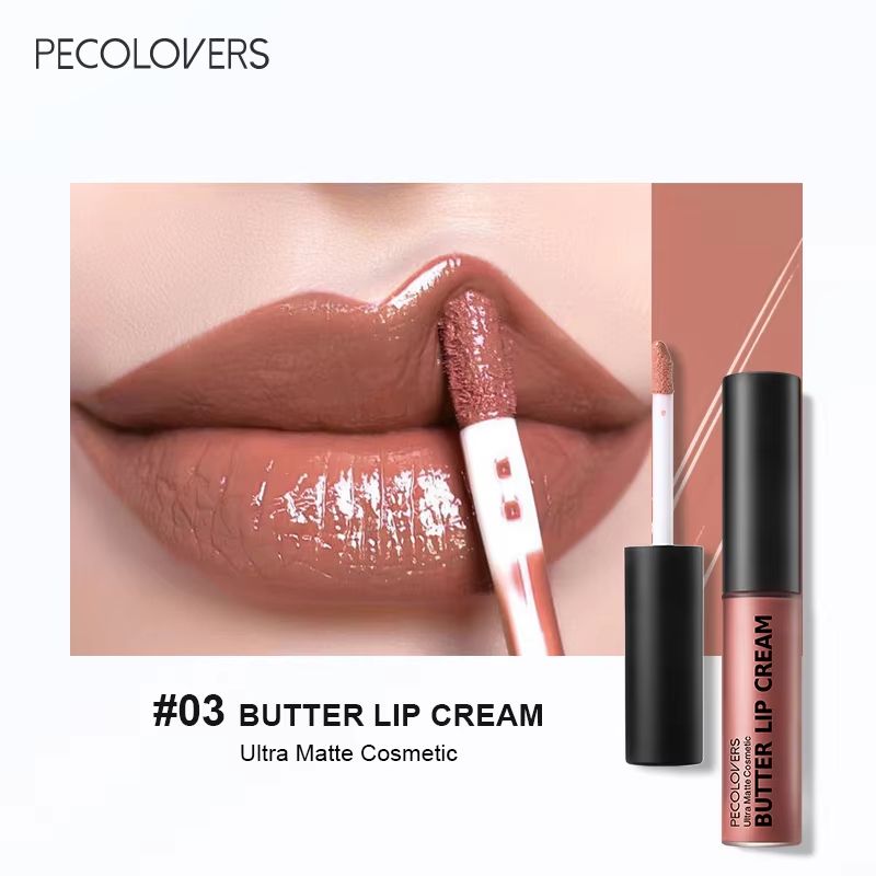 Butter Silky Hydrating Lip Gloss Long Lasting Pink Red Liquid Lipstick