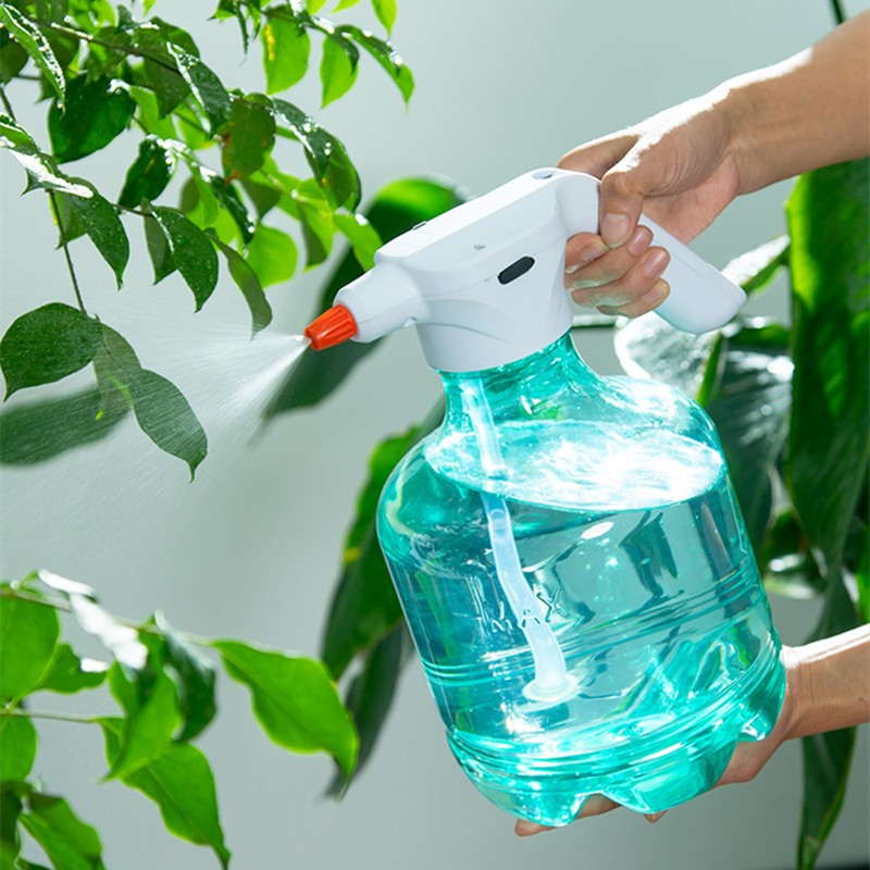 Electric Watering Kettle Dual Spray Modes, Adjustable Sprinkler for Cleaning & Gardening