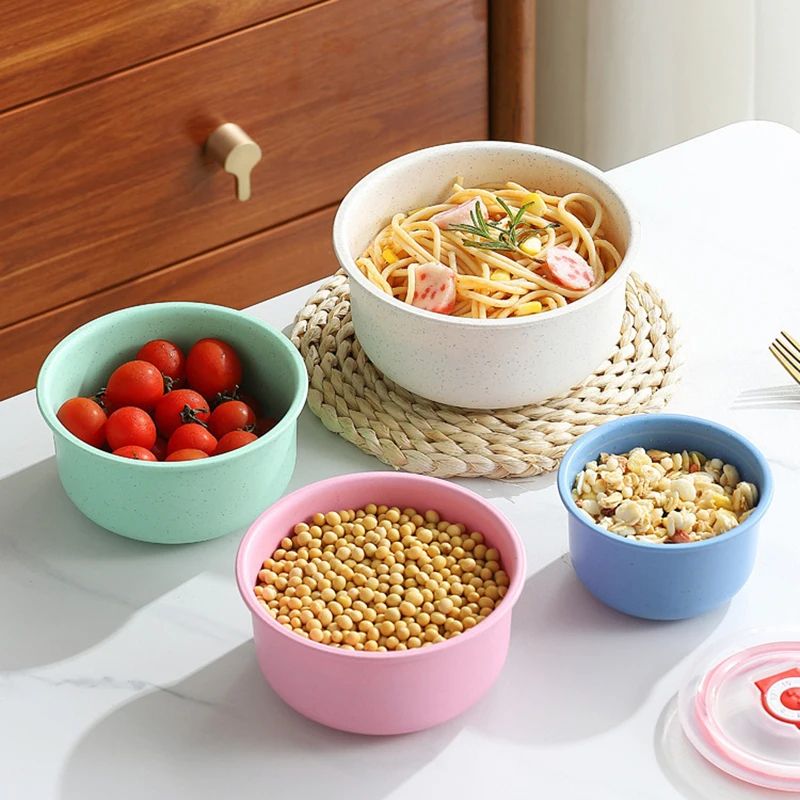 Wheat Straw Microwave Safe Lunch Bowl Set
