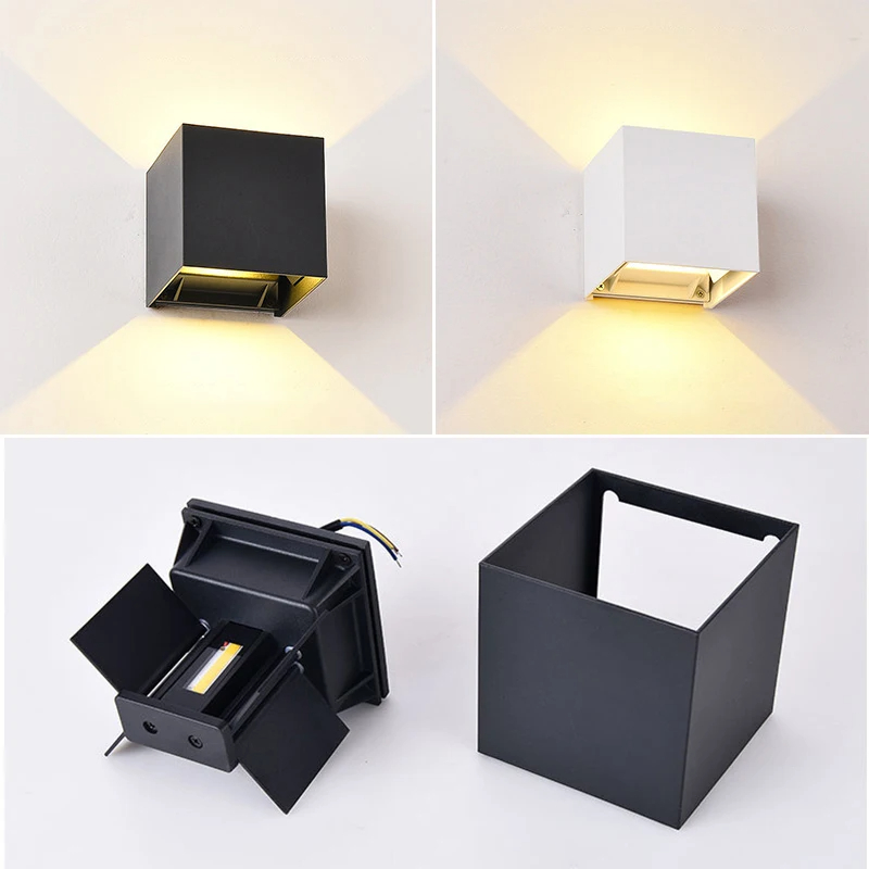 Outdoor Waterproof LED Wall Light, Porch Garden Lamp, Bedroom Bedside Indoor Decoration Lighting