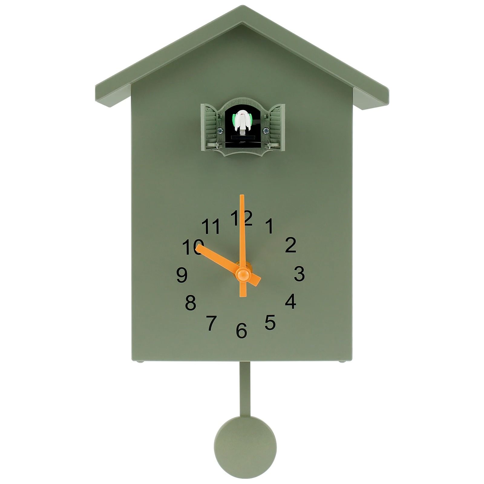 Creative Cuckoo Wall Clock with Bird Sound and Silent Movement