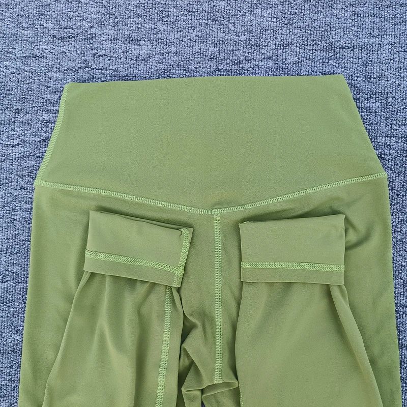 High Waist Naked Feel Yoga Leggings – Women's Stretch Fitness Running Gym Tights