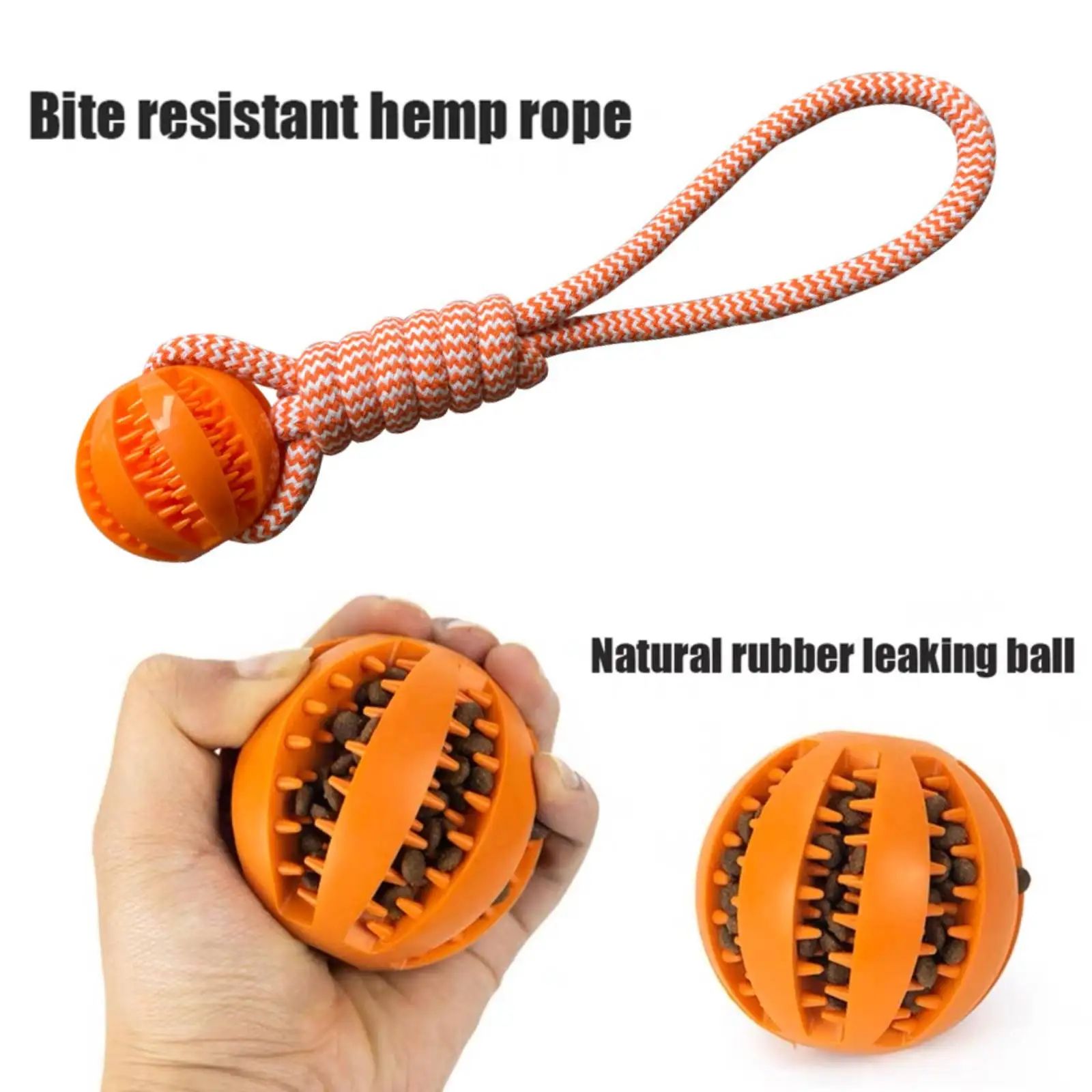 Interactive Chew And Treat Dog Toy Balls