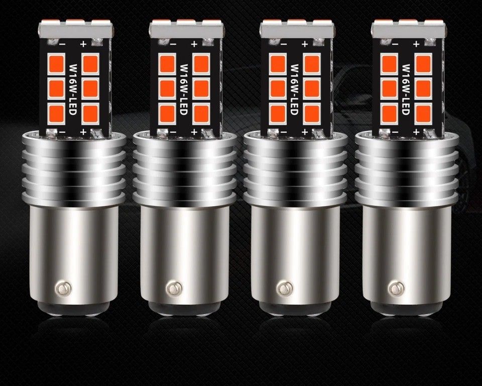 LED Strobe Flashing Brake & Tail Light Bulbs LED Safety Alert Stop Parking Lights for Cars
