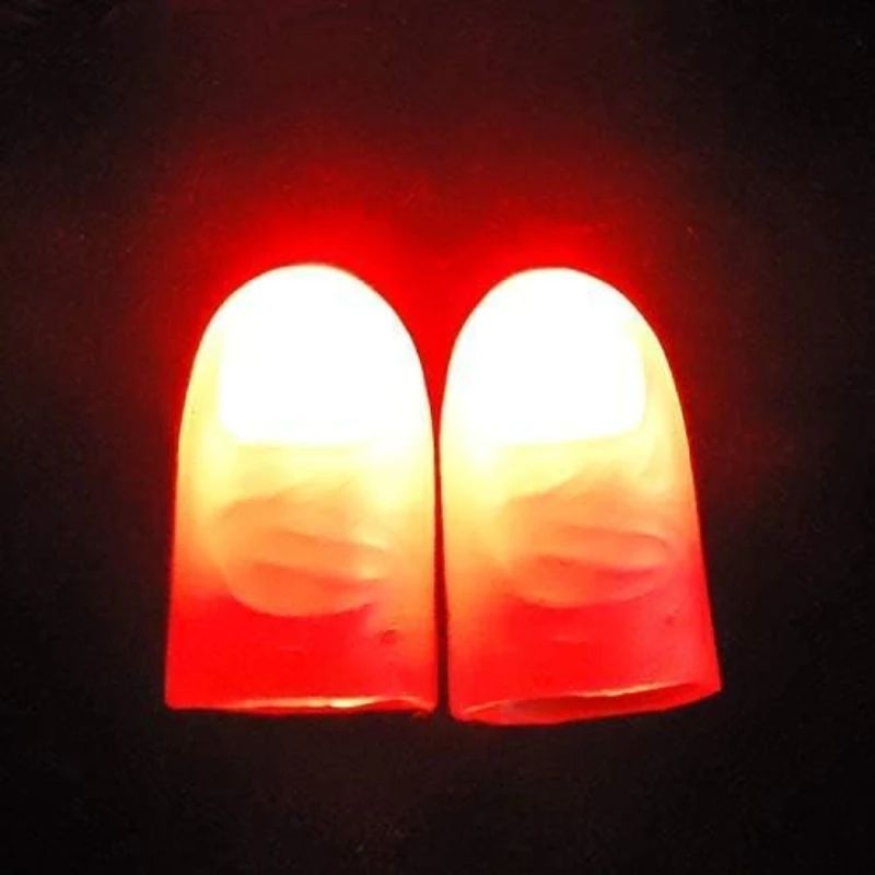 LED Light Up Thumb Tip Magic Trick Prop